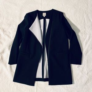 Halogen zip blazer, never been work. New with tags!